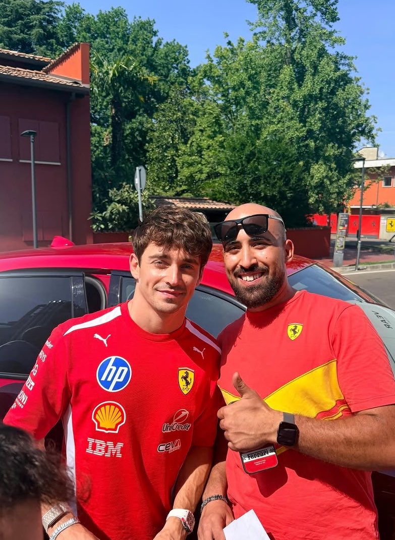 leclercsletters's tweet photo. charles in maranello today ❤️ https://t.co/5qSnpc3mUk