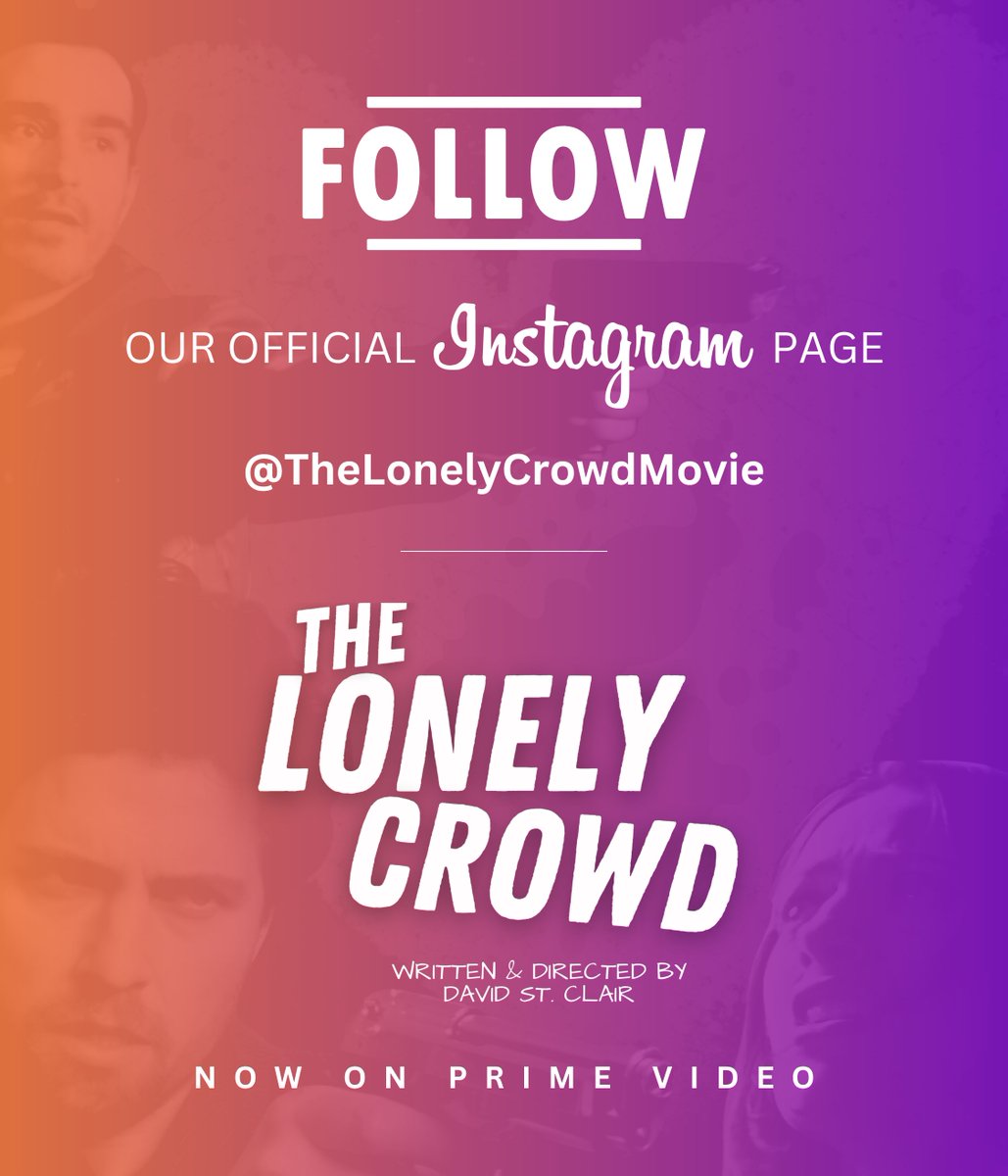 TLC_Movie's tweet photo. Stay connected with 'The Lonely Crowd' on Instagram: 

https://t.co/WFQG8Mcrxm

_

🎬 THE LONELY CROWD — Now streaming on Prime Video

🎥 Watch now: https://t.co/3QySeRZx3K

🔗 More: https://t.co/hwHuZyeGN5

Watched the film? Please rate and review it on Prime Video or IMDb. https://t.co/l67jZ8eeU2