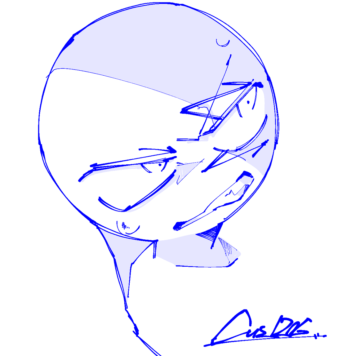 Cim_1206's tweet photo. アナログ下書きもいいもんですな https://t.co/Gw4sk6ORiW