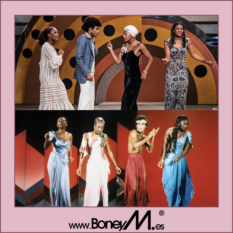 BoneyM_es's tweet photo. Different outfits. Same magic. ✨

https://t.co/ayzUSreenw ®
#Official @BoneyM_es 

#BoneyM #BoneyM50thAnniversary #ElChicoBoneyM #50YearsOfBoneyM #tbt #Throwback #TbThursday #ThrowbackThursday @ElChicoBoneyM #50Years https://t.co/dlVtx3boA7