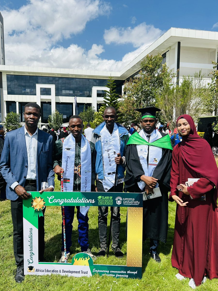 AEDT_Interact's tweet photo. 🎓 Today, dreams wear caps and gowns.
Congratulations to the Class of 2026 of Umma University. What began as ambition has become achievement. May this milestone be the launchpad to an even greater future. @abdallaumar1 
#GraduationDay #ClassOf2026 🎉✨ https://t.co/dUEPYahcUe