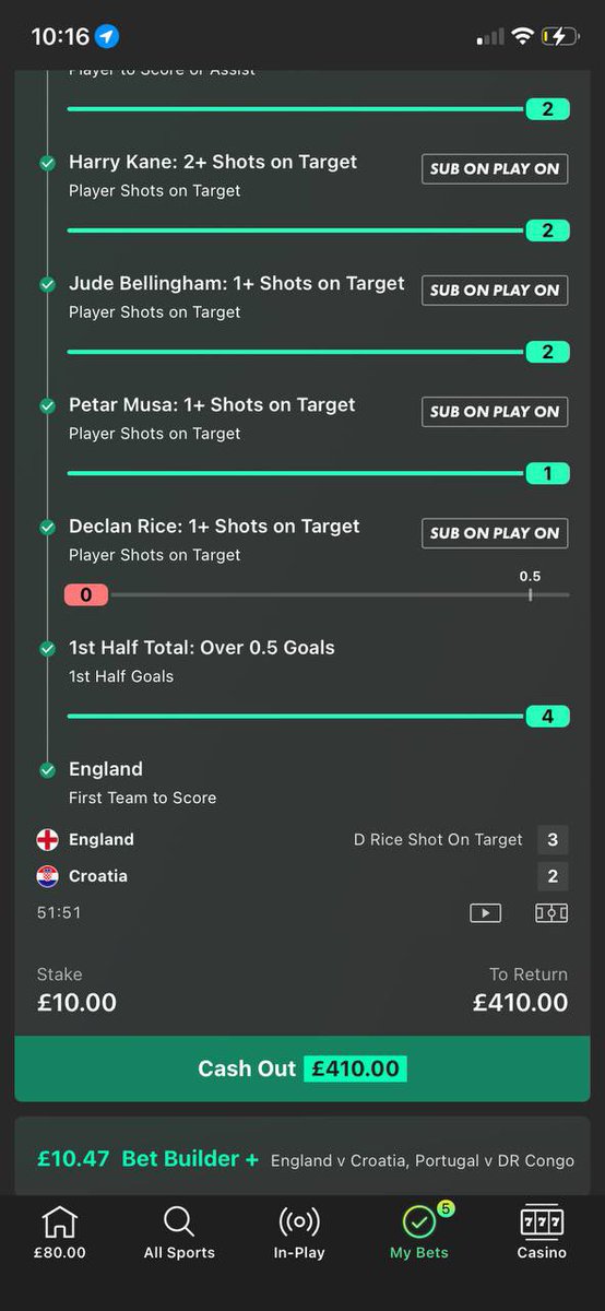 OddsMadeEasy's tweet photo. TIPPED IN OUR FREE CHAT LAST NIGHT

England v Croatia was INCREDIBLE for us 🤩

Join our free chat for all the football tonight 🚀 

https://t.co/Rz9PTSr0Nk https://t.co/mytFC7YwpS