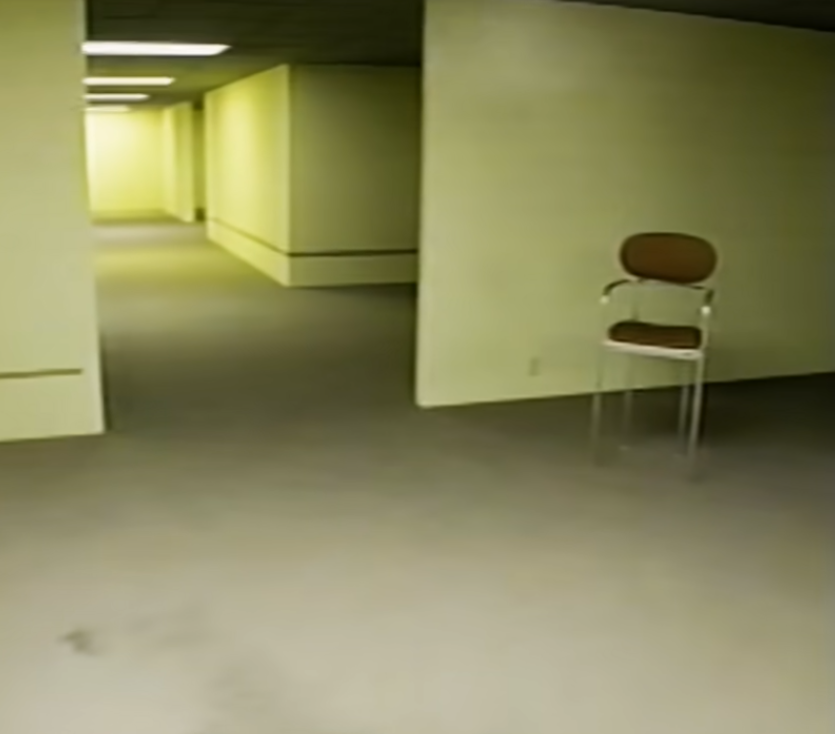 reesereeserson's tweet photo. The thing about the Backrooms that really scares me for whatever reason is the furniture and appliance. Especially the more awkwardly placed stuff. https://t.co/j5DdPQCUVl