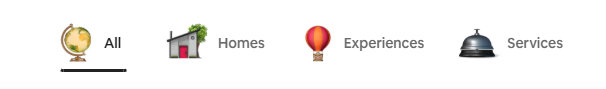 evally_dean's tweet photo. $ABNB is changing the homepage. And the icons in the services overview. It doesn't look amazing to be honest. https://t.co/8PhhUvuqkp