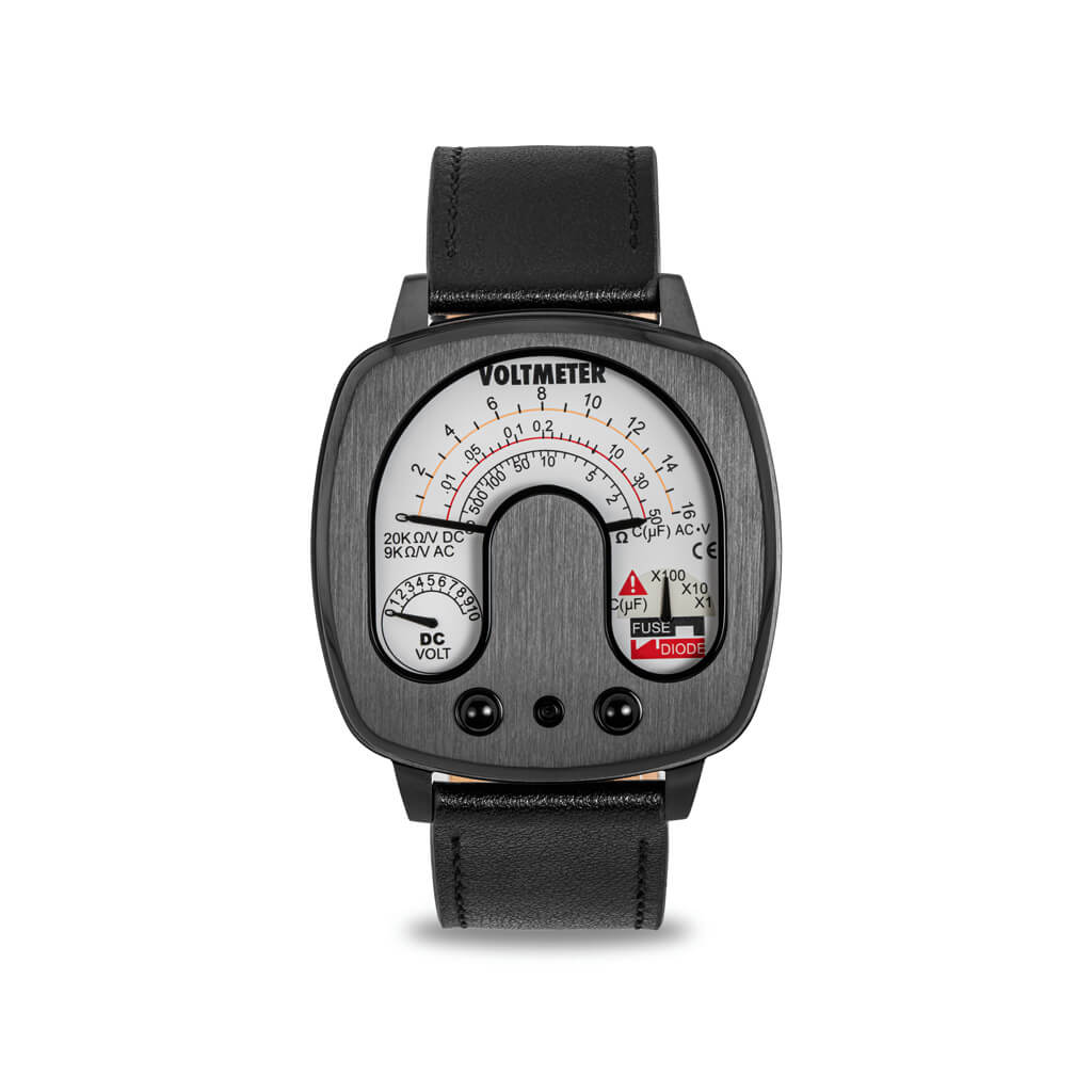 TokyoflashJapan's tweet photo. Wear the popular Voltmeter watch and get ready to measure every moment in volts! A creative new watch design with a unique way to view time — it's easy to read when you know how! Learn more about this watch here on the #Tokyoflash Japan website: https://t.co/BJ8bOuuUgD