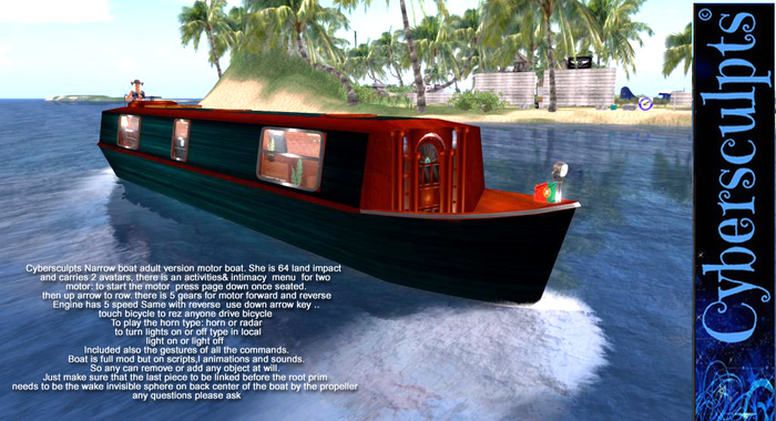 BarryCreaghan's tweet photo. @lovecanalsuk ok this is not fully canal based but in the vr game second life you can own your own narrow boat https://t.co/bNx2ESQYP7