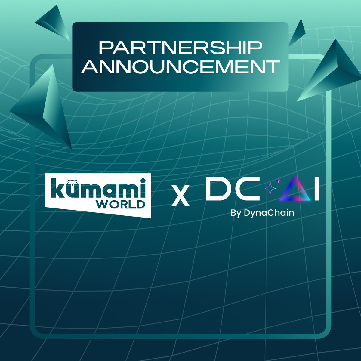 kumamiworld's tweet photo. 🚨PARTNERSHIP ANNOUNCEMENT 

Kumami World x @DCAIbyDynaChain 

DCAI is building a decentralized AI storage network powered by DePIN, creating a future where users own their data and contributors are rewarded fairly.

Together, we’re advancing:
⚡ Decentralized AI infrastructure
⚡ Data sovereignty
⚡ Open and permissionless innovation

The future of AI shouldn’t be controlled by a few, it should be owned by everyone.

Welcome aboard, @DCAI_Official! 🌐