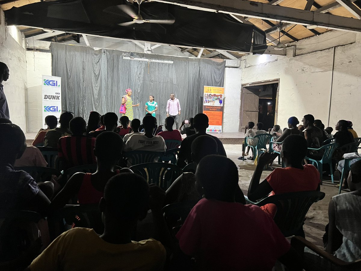 actforchangegh's tweet photo. We’re thrilled to share vibrant moments from our recent Analytical Theatre performance, in collaboration with @DUNKGrassroots!🎭

Using our newly adapted interactive theatre approach, we empowered audiences to deeply reflect on crucial themes 

1 https://t.co/AHiFZYpcMy
