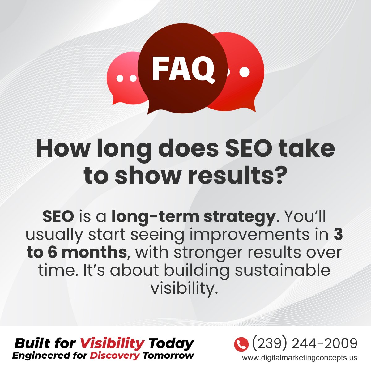 DMCSouthwestFL's tweet photo. Ready to build sustainable growth? Start your SEO journey with Digital Marketing Concepts today.

https://t.co/bS8yZGEUEk https://t.co/C0tUwYfpq1