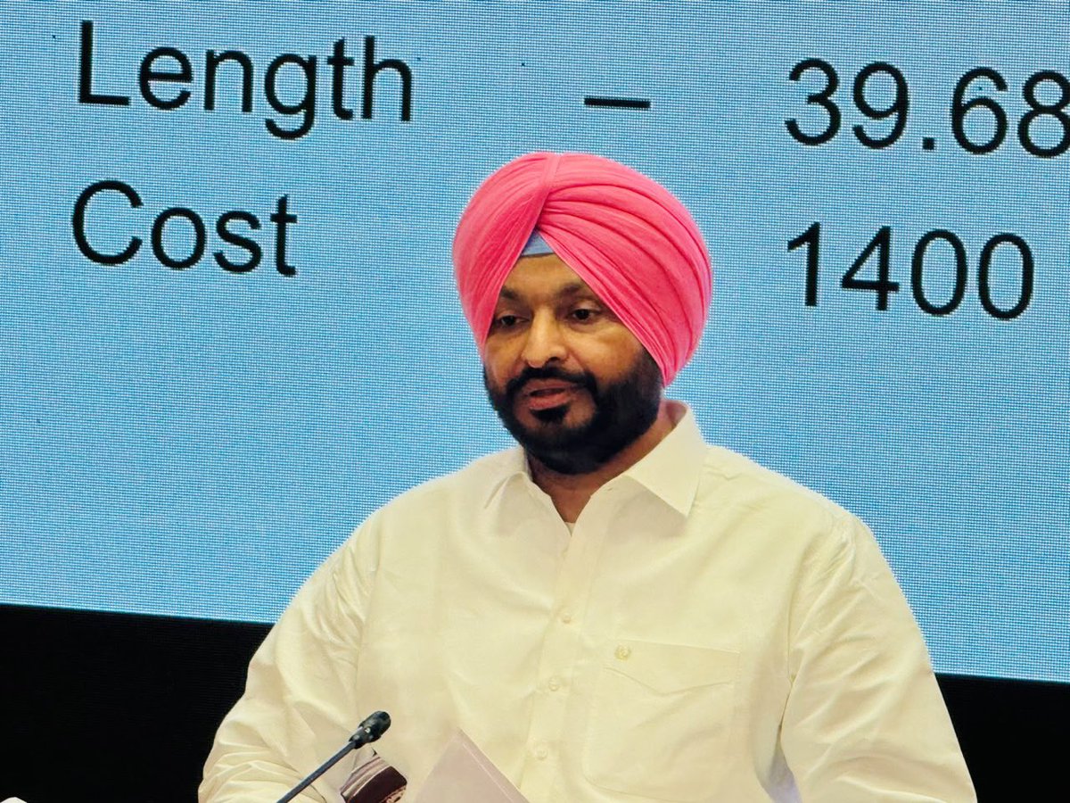 RavneetBittu's tweet photo. A historic day for Punjab’s Majha region. 🛤️

After a long wait of nearly 100 years, the Modi Government has revived the Qadian–Beas Rail Project. This new 39.68-kilometre railway line, being developed at a cost of ₹1,400 crore, will take the Majha region’s economy, religious tourism, and regional development to new heights.

I express my heartfelt gratitude to Hon’ble Prime Minister Shri Narendra Modi Ji, Home Minister Shri Amit Shah Ji, and Railway Minister Shri Ashwini Vaishnaw Ji for their vision and commitment, which have made this important rail project for Punjab a reality.

I remain committed to Punjab’s development and to improving rail connectivity across the state. 🇮🇳
@narendramodi @AmitShah @AshwiniVaishnaw @RailMinIndia @BJP4India @BJP4Punjab 

#Punjab #Majha #QadianBeasRailProject #RailConnectivity #PunjabDevelopment
