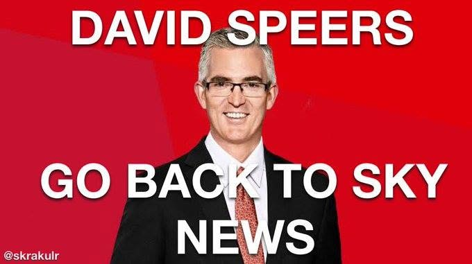 magicpoet01's tweet photo. Speers, who has proved himself as the great disappointment.
He is NOT: INTELLIGENT; ARTICULATE or even CLEVER.
But he is OVER CONFIDENT; going towards outright ARROGANCE; scrupulously UNFAIR, highly biased &amp;
CANNOT let people answer before interrupting them. https://t.co/iV9SDNqzwL