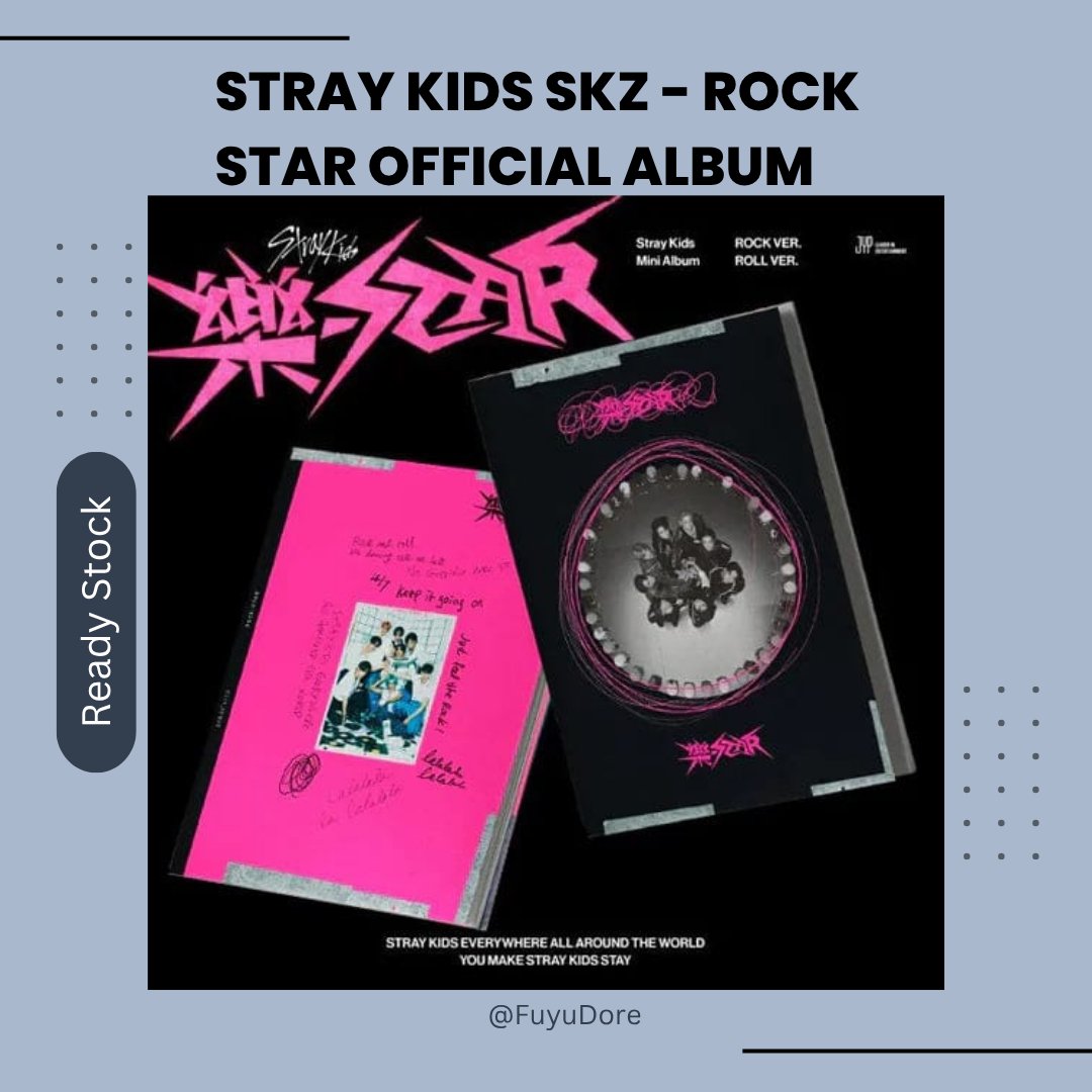 FuyuDore's tweet photo. WTS [READY STOCK] : Stray Kids SKZ - ROCK STAR official album.
Official, sealed &amp; new! Bisa langsung CO dan kirim.

🛒: https://t.co/OQLnOmsGYT
✔️ Pack + adm 🍊
📍 Jakarta 

Bisa DM untuk harga tanpa admin atau splitpay ya. SKZ Stray Kids https://t.co/ufXApdOR6V