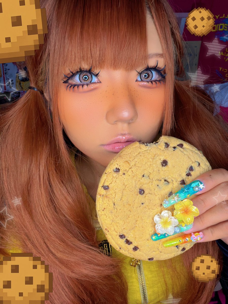CHOPA_39's tweet photo. 流行りのクッキーメイクギャルver.🍪🤎 https://t.co/CnAllP5171