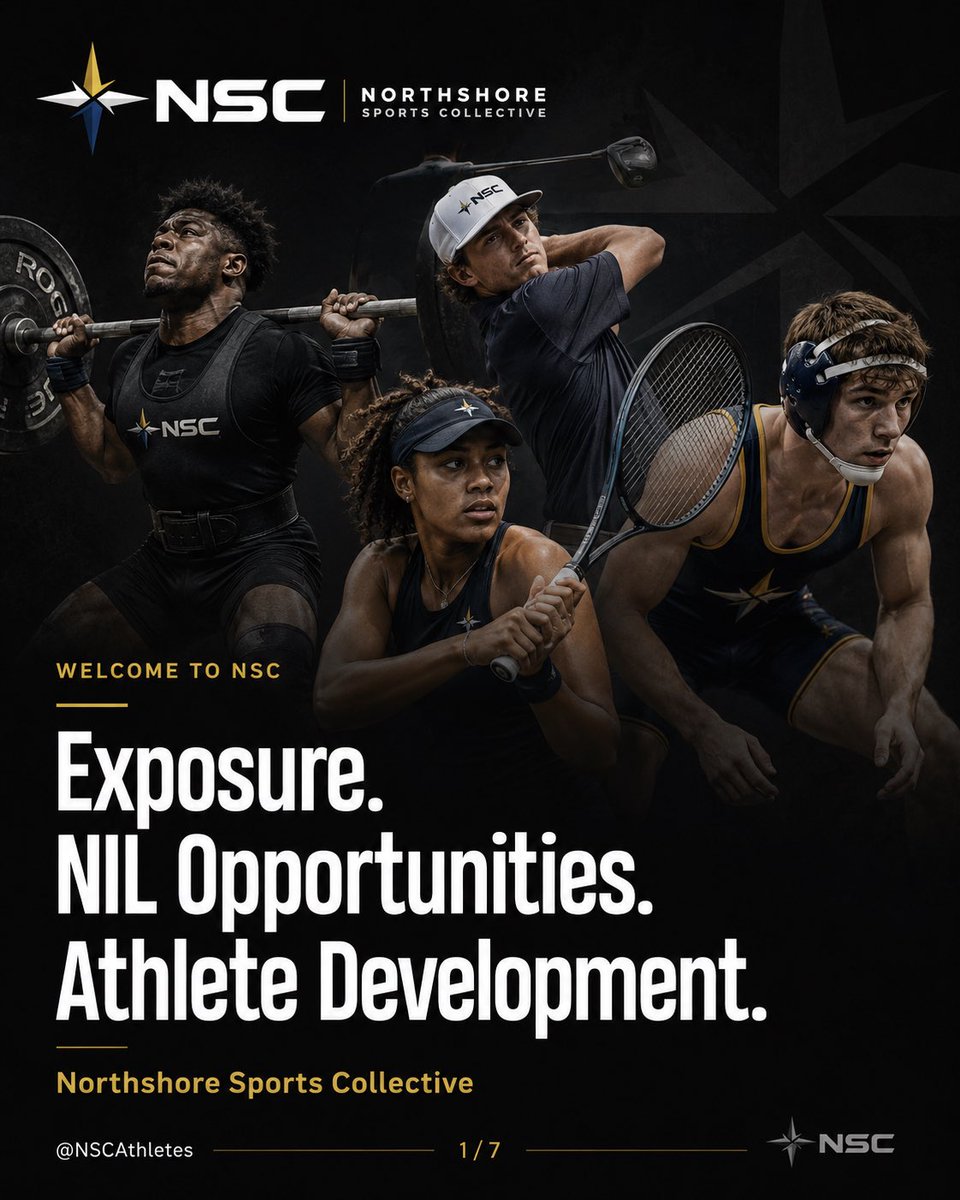 NSCAthletes's tweet photo. Welcome to NSC | Northshore Sports Collective.

We’re connecting athletes with opportunity through:

🏆 Athlete Rankings
🎥 Recruiting Coverage
🤝 NIL Education
📈 Athlete Development

Follow for recruiting tips, exposure opportunities, and the stories behind the next generation of athletes.

#NSCAthletes #Recruiting #NIL #StudentAthletes
