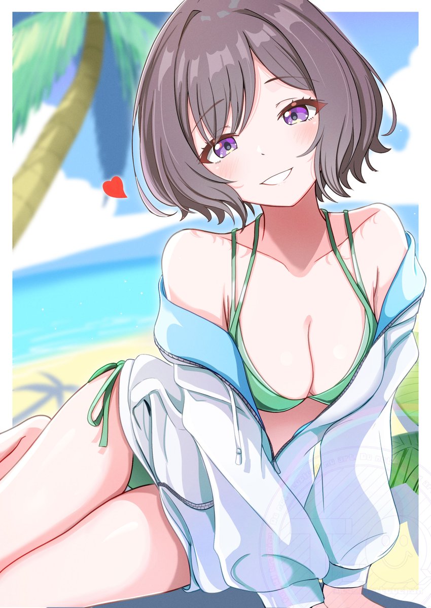 tq_amatouchan's tweet photo. あさり先生とサマーマ🏝️💚
#学マスFA https://t.co/KgnWnxLst8