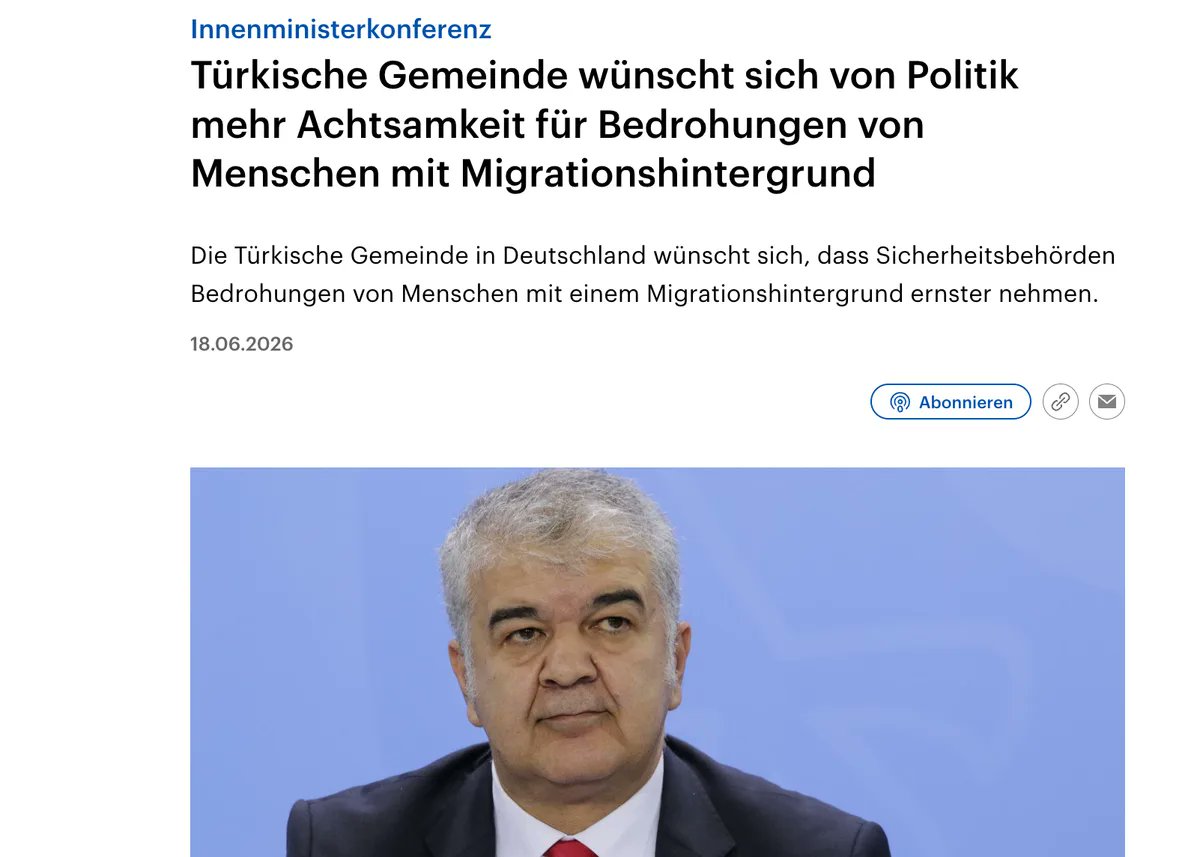 docbrandenburg's tweet photo. Hat die "Türkische Gemeinde" Deutschlands jeden Verstand verloren?

Gerade wird das Ausmass der Massenvergewaltigung weißer Mädchen durch ausnahmslos muselmanische "Migranten" in Großbritannien offenbar. Zeitgleich wird klar, dass auch in Deutschland (Nürnberg) vergleichbares jeden Tag geschiet.

Im Angesicht dieses Horrors fodert Gökay Sofuoğlu mit seiner "Türkischen Gemeinde" (@tgd_att) mehr Schutz für "Migranten"(!). Wie geschmacklos kann es noch werden? Wieviel davon werden die Insassen Deutschlands sich nocht gefallen lassen?