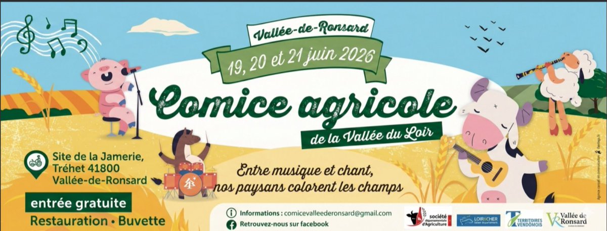 _AXEREAL's tweet photo. #NousYSerons

Axéréal et Agri Nécoce seront présents au comice agricole de la Vallée du Loir à #Tréhet les 20 et 21 juin.

👉Rencontre avec les équipes
👉Dégustation de bière La Chambord *

Horaires
🔸Samedi de 10h à 19h
🔸Dimanche de 9 h 18h

#PlusFortsEnCoop 
* Avec modération https://t.co/1lR0tzHnCa