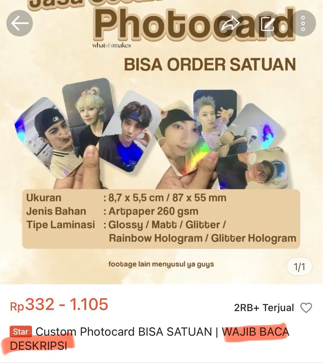 whatshimakes's tweet photo. ⚠️⚠️⚠️
“WAJIB BACA DESKRIPSI” di nama produk itu bukan pajangan biasa ya https://t.co/xUjxrRncuQ