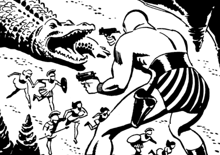 ThePhantomComic's tweet photo. The crocodile is considered the dragon of the jungle ๐ #ThePhantomComic #ComicLegend https://t.co/n8Jl2Bn7w3
