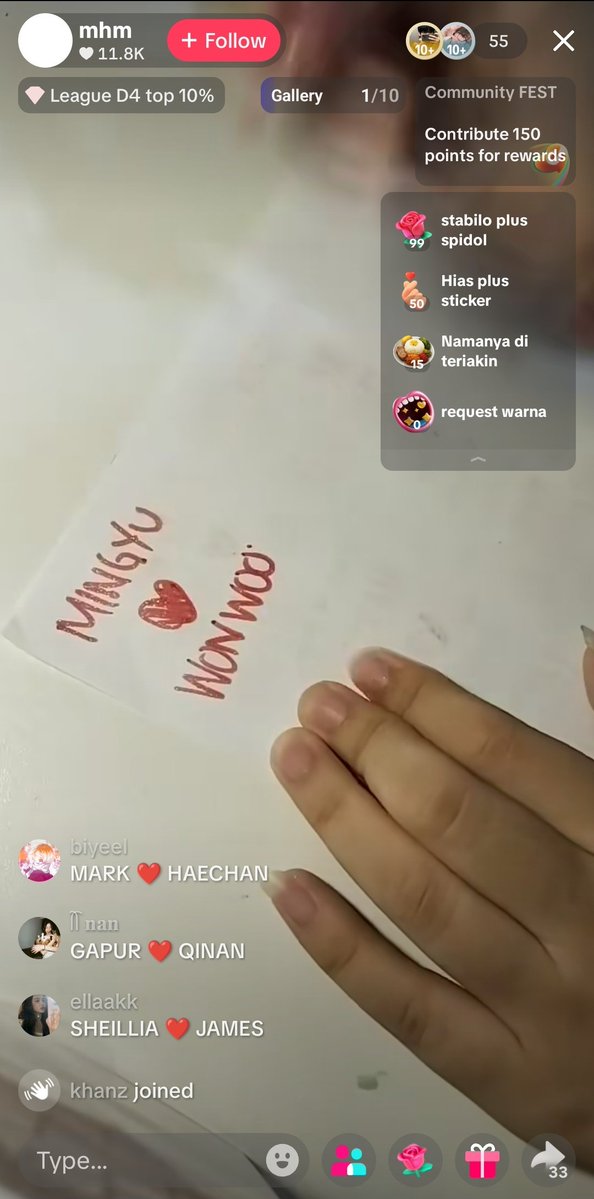 booseoksoonr's tweet photo. baru buka tiktok udh disambut https://t.co/Fjoa5ApU0r