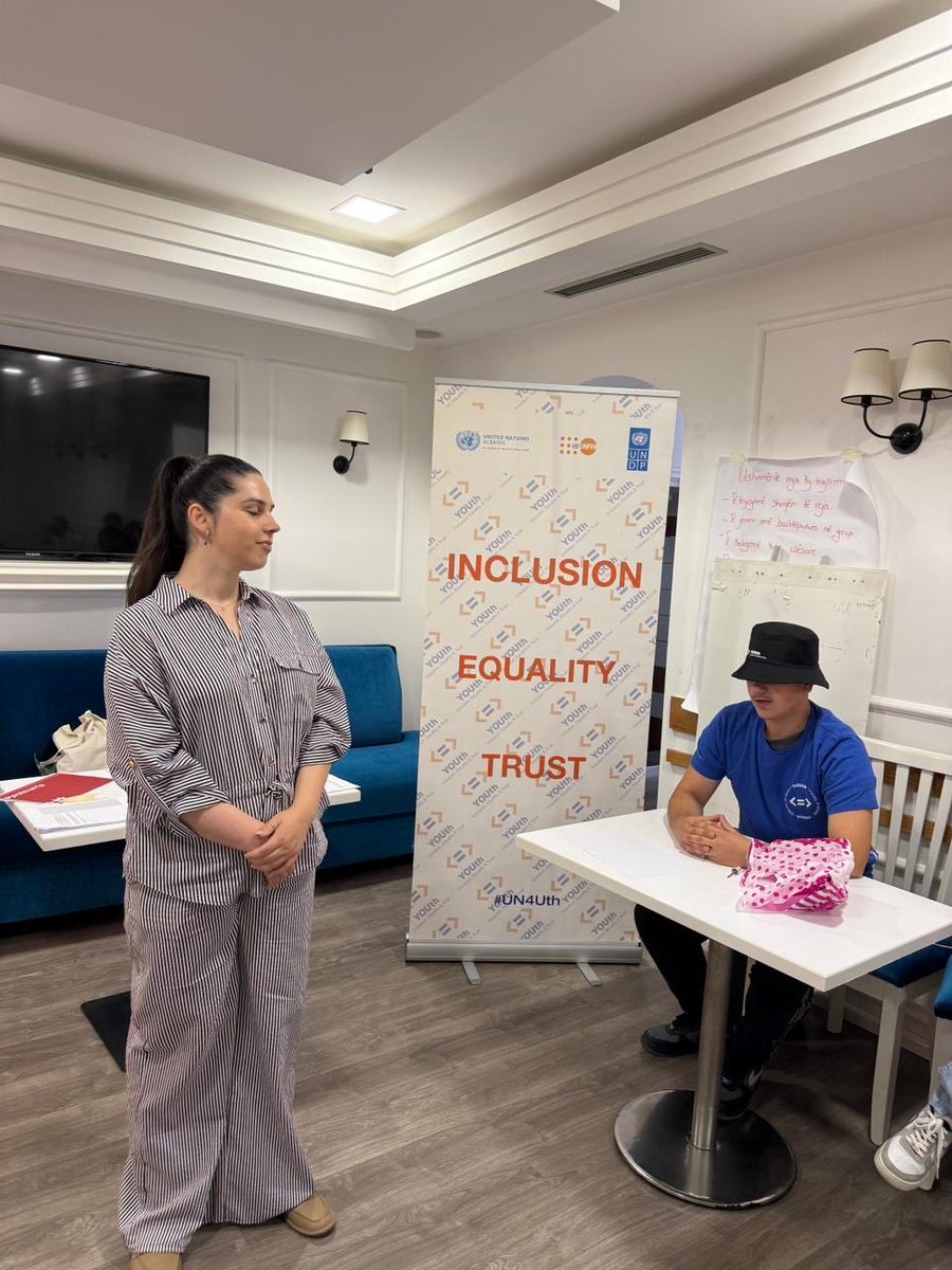 UNDPAlbania's tweet photo. The journey continues in Dibër, Fier & Gjirokastër! Implemented by @UNFPAAlbania & #UNDP @UN_Albania in p’ship with the National Youth Agency&the Youth Voice Network, this regional programme funded by @UNPeacebuilding works to strengthen youth participation, inclusion & trust. https://t.co/TjrLy9YzWe