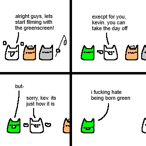 nuttimeister's tweet photo. its not easy being green https://t.co/C6cBvpxtpm