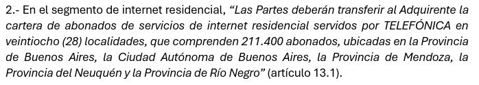 AgustinEspada's tweet photo. Más información sobre banda ancha. La decisión implica devolver apenas 211 mil clientes de los 1.5 millones que adquiere con la compra de Telefónica. Apenas un 15%.

Caricias. https://t.co/9nDxmJYNyJ