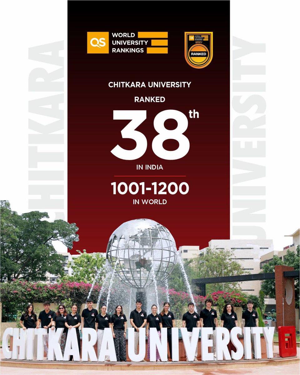 CHITKARA UNIVERSITY tweet media
