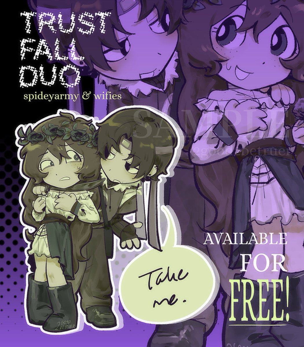 2good2betruer's tweet photo. trustfall duo //
the standee is done!! download and print ur own for free below!! #wifiesfanart #spideyarmyfanart https://t.co/RQfnpnEzM5