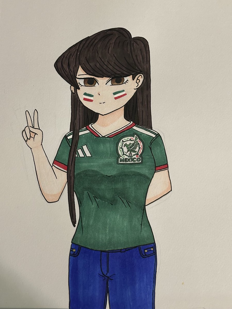 cisco_manisco's tweet photo. Komi-san is ready to watch today’s game
🇲🇽vs🇰🇷 #WorldCup26

#KomiSan #komicantcommunicate #古見さん #古見さんはコミュ症です #anime #manga #Mexico https://t.co/UuiNazaflO