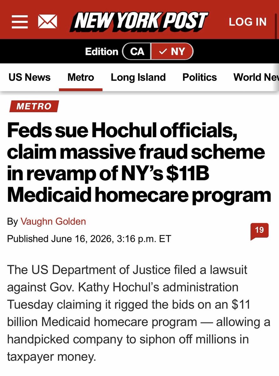 AkivaShapiro's tweet photo. Lots of coverage of the incredible bid-rigging and fraud case brought by DOJ against NY health officials and the preselected “winning” bidder of a multibillion dollar public contract. 

This is vindication for my client Freedom Care, which brought this bid-fixing to light in our lawsuit last year against the NY Department of Health and its top official. 

In a plot worthy of Suits, the first whistleblower surfaced on the afternoon before our TRO hearing. We rushed to interview him and submit his affidavit revealing the fraud minutes before the judge came onto the bench the next morning. But that (and mounds of subsequent evidence) wasn’t enough to convince the court, because State officials and the winning bidder denied and obfuscated and denied again. 

DOJ, however, has investigative powers that no private citizen can muster. And that’s what it took to finally and fully reveal this “massive fraud scheme,” including internal emails admitting the winning bidder submitted what one of its officials called a “recklessly low bid” to get the contract, knowing they would fraudulently take other moneys once they were ensconced. As one employee bragged to another, “this hourly rate game is going to become our hobby.”

A TV-worthy smoking gun.
