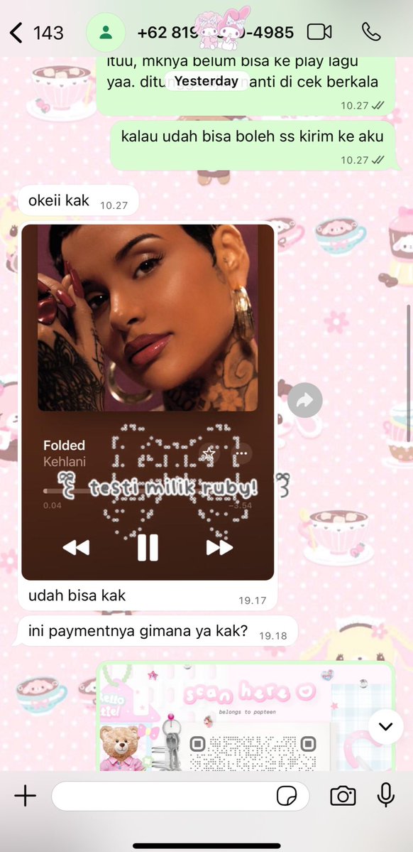 epritome's tweet photo. new testi appmus! 🍎🎶 yuk ahh yang mau bisa langsung WA proses sat set! ONLY 25K FOR 3M yaaa 🥰 avail for android iOS ✅ sistem pay belakangan setelah bisa play musicnya ⏬️ bisa liat proof ^^ #zonauang apple music prem icloud famplan sharing https://t.co/bdAxoOB1of