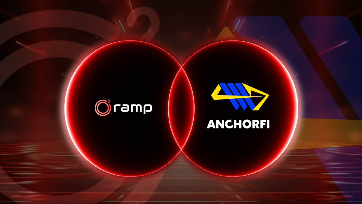 O2Ramp's tweet photo. New partnership unlocked. 🤝

O2Ramp × @AnchorFi_
AnchorFi brings real-world asset yield on-chain — tokenizing bonds and commercial notes into transparent, verifiable income streams built for DAOs, institutions, and serious crypto participants.
No hype APY.

Just real yield. Structured for Web3.
Together, we're connecting real-world financial infrastructure with on-chain liquidity rails.
The rails are open. 🔴