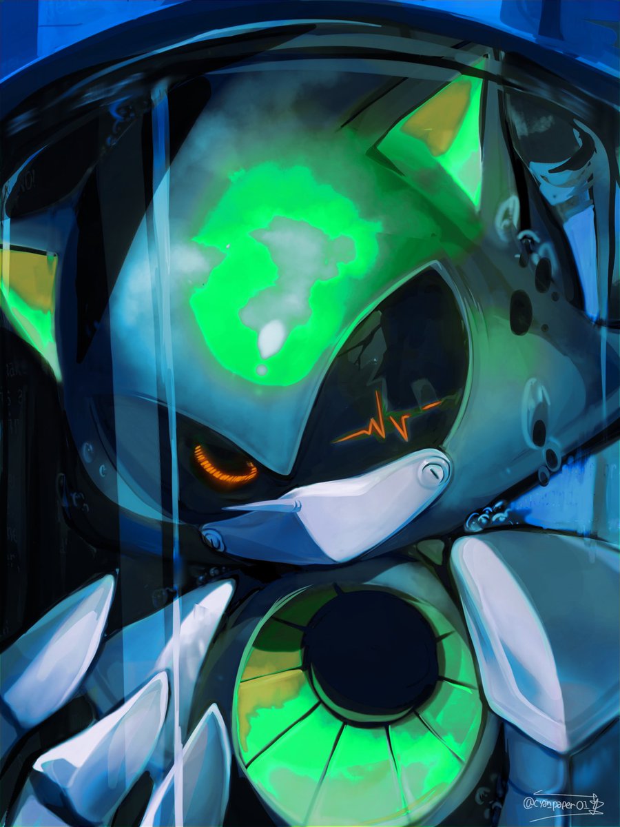 cyan_paper01's tweet photo. #MetalSonic (習作) https://t.co/7l7OhMdX0I