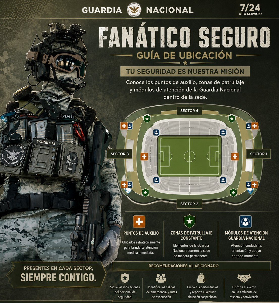 VirtualSoldado's tweet photo. 🇲🇽 Profesionalismo en acción.

Las tropas mantienen una presencia constante en el territorio nacional, contribuyendo a la seguridad mediante operaciones coordinadas y estratégicas.

#EjércitoMexicano #ServicioALaPatria #HéroesDelMundial https://t.co/eGMrOlCTLK