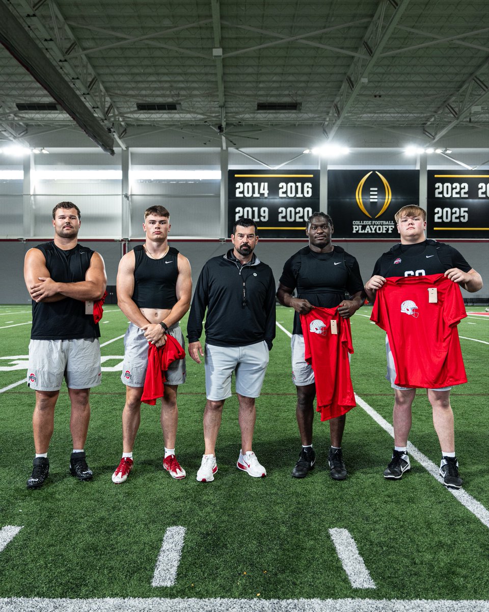 OhioStateFB's tweet photo. Dudes of the Week 😈
    
🌰 @lukeMonty8 
🌰 @rudzinski_ryan 
🌰 @QuaRussaw 
🌰 @JaxonPo97150467 https://t.co/8N9h7haIZl