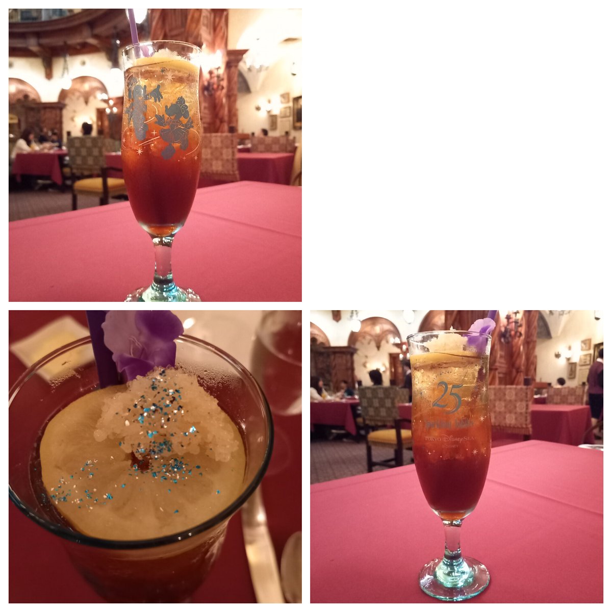 cdcd_orisu433's tweet photo. マゼランズで飲んだスペドリ🥤
個人的には飲み物の中ではこれが一番好きだった💓
ピーチシロップ×レモングラスシロップ×ウーロン茶で、甘すぎず爽やかすぎずちょうどよい！あとパチパチキャンディが乗っててパチパチ鳴ってるのが魔法みたいで素敵だった✨
ぜひマゼランズ以外でも売ってほしい🥺 https://t.co/QUGScs3zEx