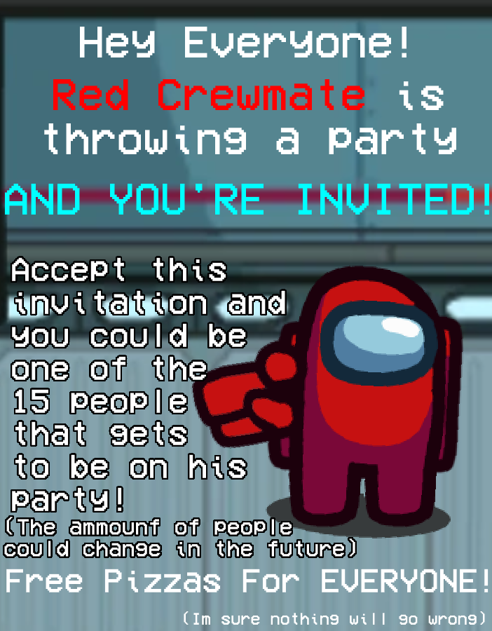 Red Among Us Crewmate tweet media