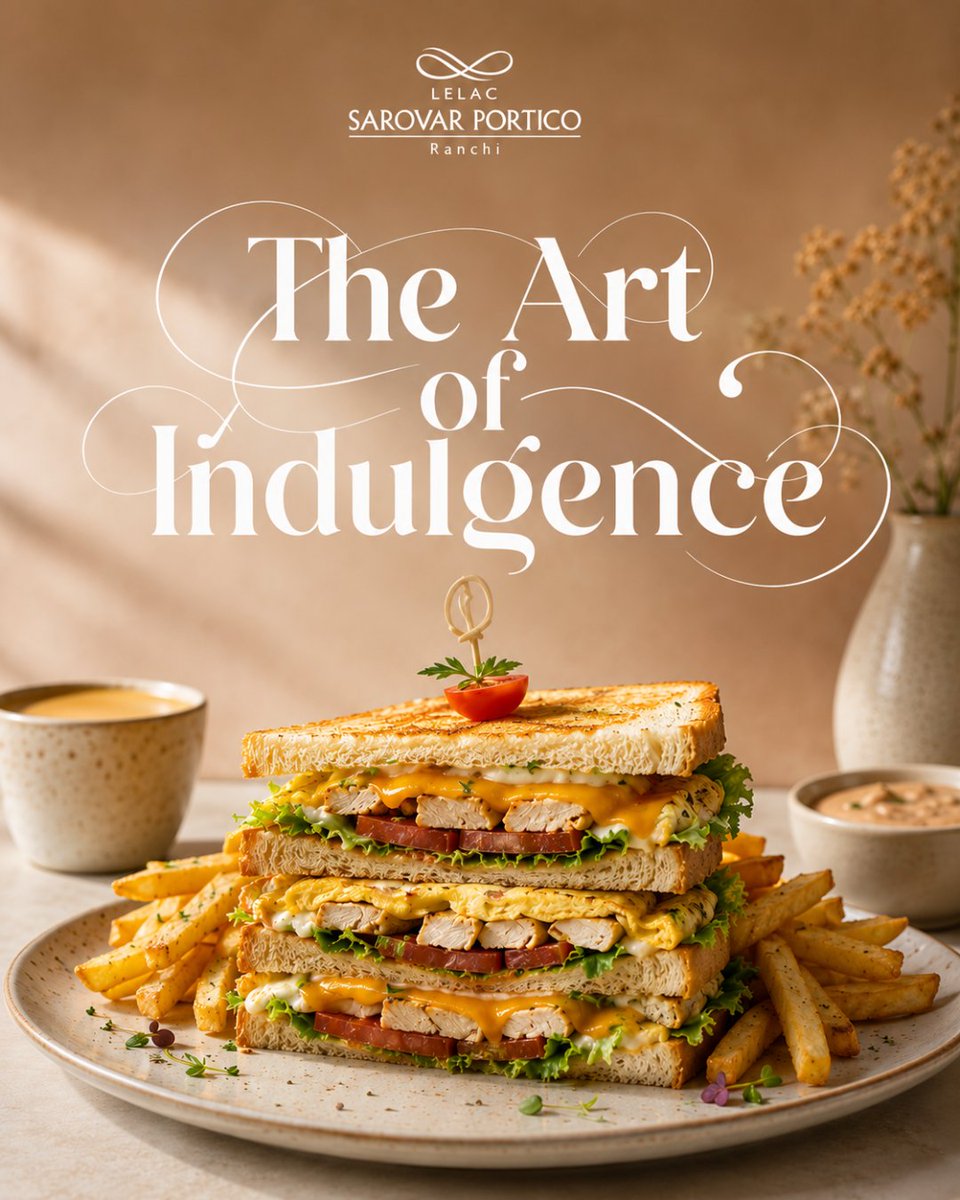 LeLacSarovar's tweet photo. Some plans are made. Others are inspired by a craving. ✨
A craving for flavours that comfort and surprise. For dishes crafted with care. For moments that deserve more than a rushed meal.

At Le Lac Sarovar Portico, every table is an invitation to slow down, indulge, and savour. https://t.co/M9Rwip9Xgi