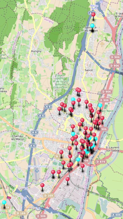 Hades73440's tweet photo. Carto de la Cote d'or #Dijon à 100 % Zone #AMII #FTTH #fibre #SRO #NRO #Orange #overpass #OSM Des Kms de routes, de trottoirs, de chemins, de rails, de #gazoil pour aller cartographier toutes ces armoires de #fibre ...Plus de 34 #PM #PMZ #AMII de #Chalon, #Macon !? https://t.co/7I5zjYgcB0