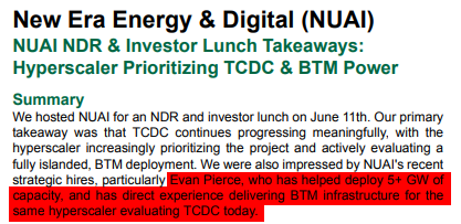 bubblemocchi's tweet photo. Does the update from Northland on $NUAI mean the hyperscaler is actually $AMZN and not $MSFT ?

This is going to be explosive eitherway once confirmed - very exciting for $NUAI holders and bulls https://t.co/Ni8Bviq4Wf