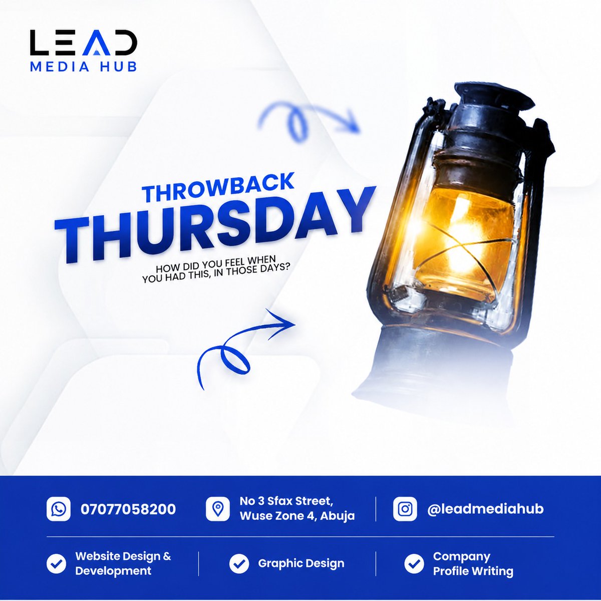 leadMedia_Hub's tweet photo. Sometimes looking back reminds you how far you’ve come

Keep building keep growing your brand deserves to be seen

Let’s bring your ideas to life with creative designs that stand out

Contact us today
07077058200
#ThrowbackThursday #BrandGrowth #CreativeDesign #AbujaBusiness https://t.co/VI3AgJuRRA