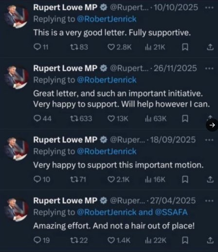 GlassPalestine's tweet photo. @HistoricLines I don't think that he really cares about anyone knifing Britain in the back given that he has nothing but praise for Kemi Badenoch, who was a pro-immigration member of the Johnson cabinet. He also had nothing but praise for other Boriswave Tory MP's before they joined Reform. https://t.co/NaTtqrwbwp