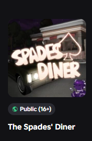 NullSquids's tweet photo. @willnicholson The Spades' Diner has already been dying prior to this update! This was due to the age-check and id verification requirements, While I do think in some circumstances it was a good update, I feel it was poorly managed https://t.co/yRNxvcGSr7
