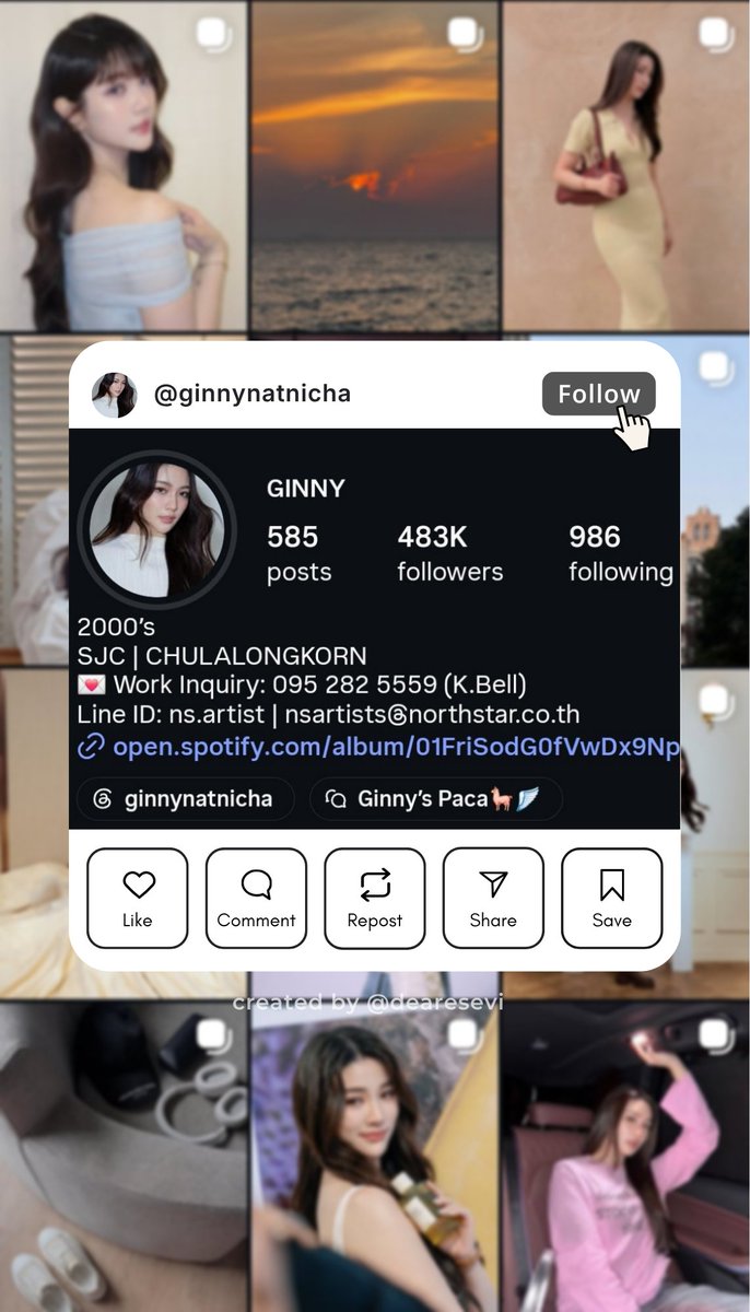 dearesevi's tweet photo. Let's help GinJay grow 🚀 

Follow their Instagram accounts, engage with their posts, and share their content. The more visibility and engagement they get, the more opportunities can come their way. 💙

Ginny: https://t.co/Yq6mzAqGxg 
Jayna: https://t.co/No8DMhTBO4 

#GinJay https://t.co/BDGWUyHBkw