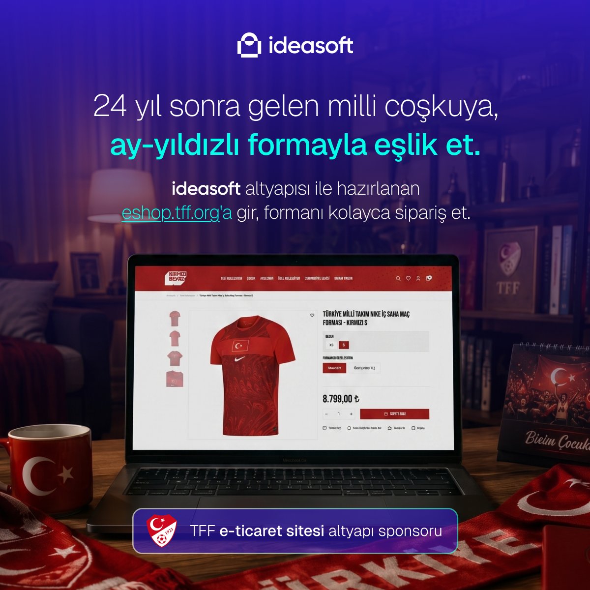 idea_soft's tweet photo. #BizimÇocuklar'ı ay-yıldızlı formayla destekle!

ideasoft altyapısı ile hazırlanan https://t.co/gNqVfcjbK6'a gir, dilediğin lisanslı ürünü kolayca sipariş et! https://t.co/sfwcpxuy4i