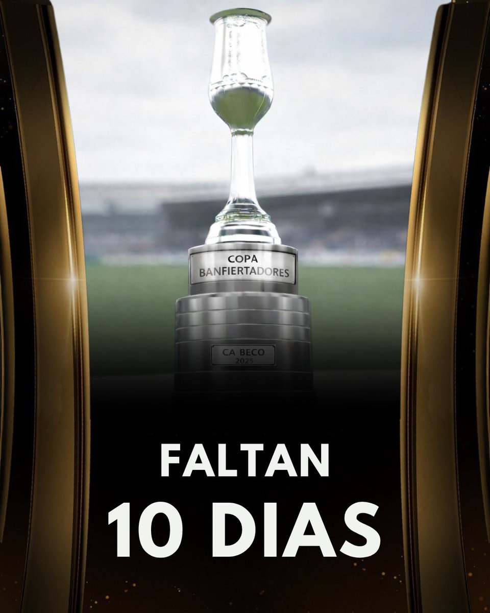 BANFIBOL's tweet photo. FALTAN 10 DIAS PARA EL COMIENZO DE LA COPA BANFIERTADORES 2026 🏆‼️ https://t.co/eAzGMYozJ6