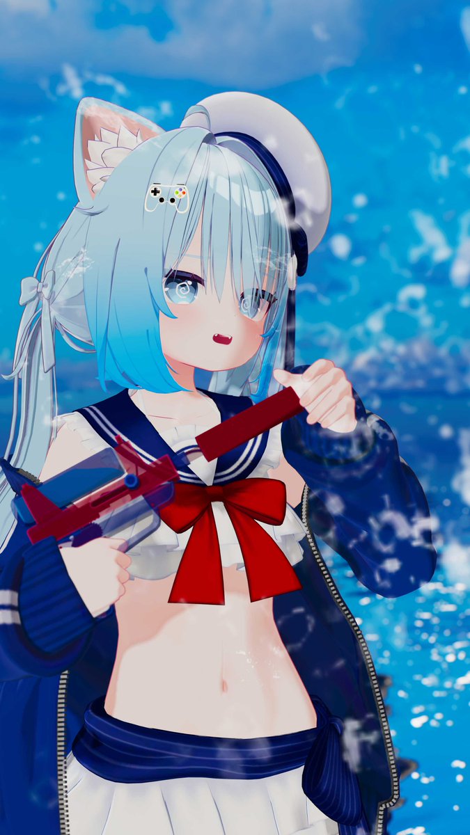 col_468's tweet photo. watergun壊れ差分💦 https://t.co/KPi8eI2hGB