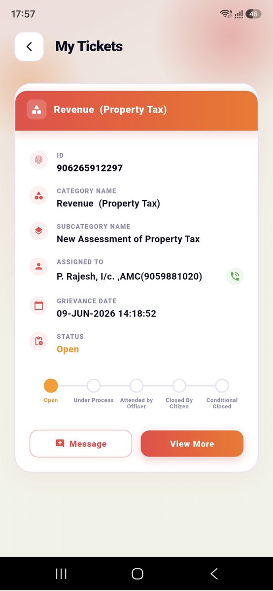 Vjay5850's tweet photo. Submitted my request to GHMC Kapra on 30th may. I have raised a grievance on GHMC app. Yet I do not see any updates on my application. Can you please advise who else i need to approach to get my request completed? @GHMCOnline @CommissionrGHMC @ZC_Secunderabad https://t.co/rLi4B1Z0nD