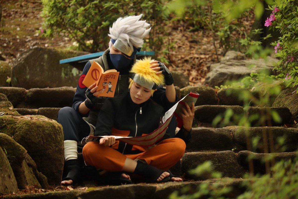 wilbird666's tweet photo. 【cosply】NARUTO

先生〜そんな本ばっか読んでないで教えてくれってばよ😤

まぁまぁ、落ち着いて読んでやってみろ
お前ならやれば出来るよ😌

🍥@rexxx39tan 
📸@_donguri_0710 
⛲️撮影許可済 https://t.co/sF8kDtWMeV